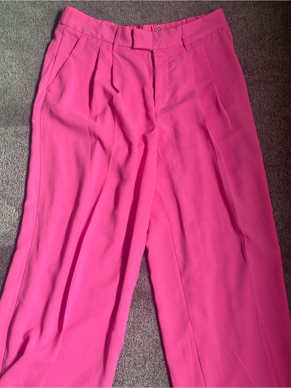 Target Hot Pink High-Waist Wide-Leg Pants